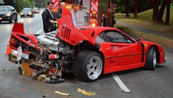 The ICBC has spent more than five years and close to $780,000 on still-incomplete repairs for a Ferrari that crashed into a pole in 2012.