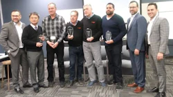 From left: Paul Prochilo, Kirk Lin, Nick Polizos, Mario Ramos, Merik Dziurda, Joe Di Paola, Domenic Prochilo, Domenic Ieraci.