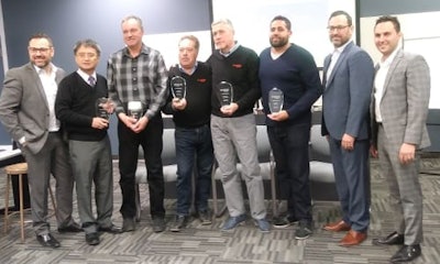 From left: Paul Prochilo, Kirk Lin, Nick Polizos, Mario Ramos, Merik Dziurda, Joe Di Paola, Domenic Prochilo, Domenic Ieraci.