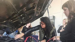 Last Wednesday, almost 30 women participated in Fix Auto Stratford's Ladies Night.