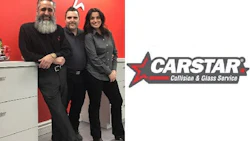 CARSTAR Brampton West's ownership team, left to right: Frank Sottile, John Vella, Diana Vella.