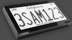 California introduced new digital licensee plates. The plates are made by a company called Reviver Auto.