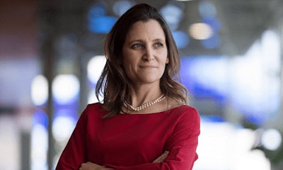 Foreign Affairs Minister Chrystia Freeland introduced the largest retaliatory effort Canada has undertaken on trade in the post-war era