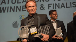 Taking home the hardware: Rob Steele at the Atlantic Region EY Entrepreneur of the Year event. Photo courtesy EY.