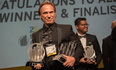 Taking home the hardware: Rob Steele at the Atlantic Region EY Entrepreneur of the Year event. Photo courtesy EY.