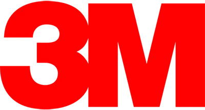 3 M Logo Logotype Full Red