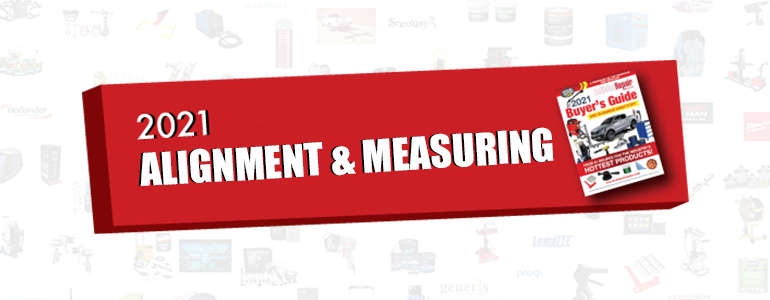 Alignment measuring banner