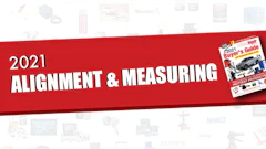 Alignment measuring banner