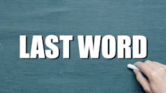 last word banner