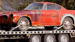 car truck banner