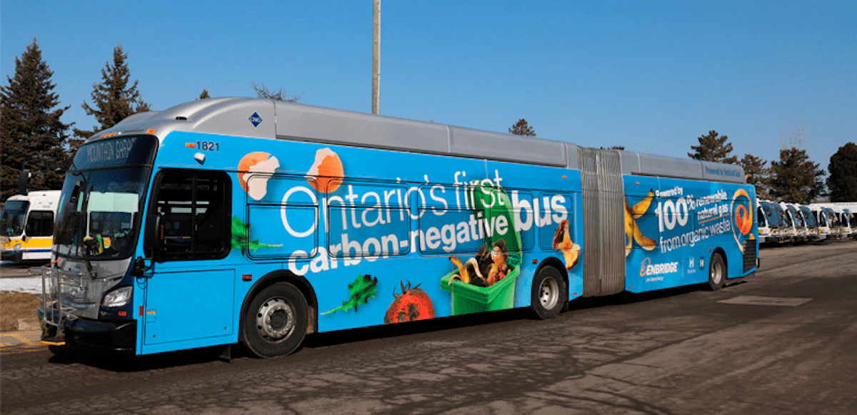 Waste Not: Hamilton, Ont. fuels first renewable natural gas city bus ...