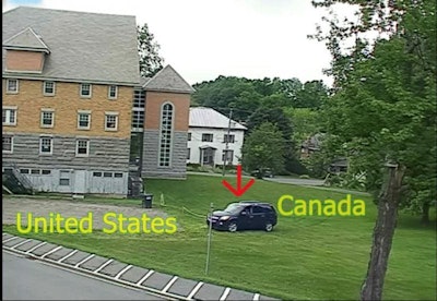 Illegal MV entry Derby Line Vt July 4 2021