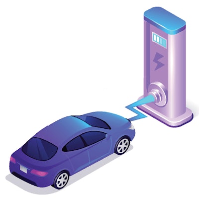 Electric Car Graphic