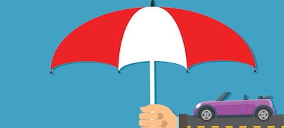 rainy car graphic