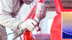 red spray paint