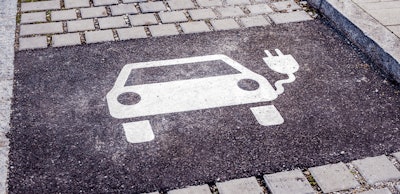 ev parking sign