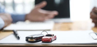 Business concept, car insurance, sell and buy car, car financing