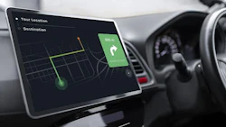 Gps system in a smart car
