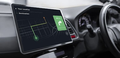 Gps system in a smart car