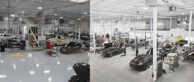 Left: Pfaff Autoworks Markham | Right: Pfaff Autoworks Vaughan