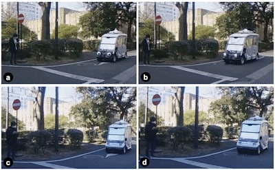 While some participants felt the robot eyes were cute and reassuring, others thought they were creepy and scary. (University of Tokyo/Chang et al.)
