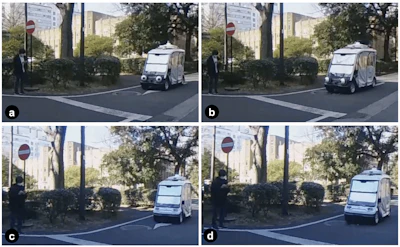 While some participants felt the robot eyes were cute and reassuring, others thought they were creepy and scary. (University of Tokyo/Chang et al.)