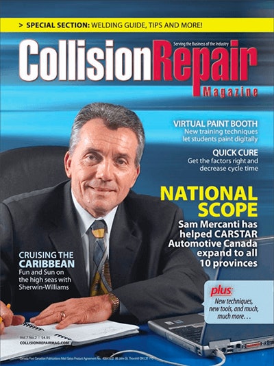 DID YOU KNOW? Sam Mercanti was on the Collision Repair mag cover back in 2008.