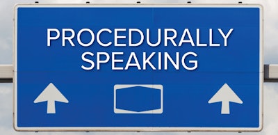 procedurally speaking
