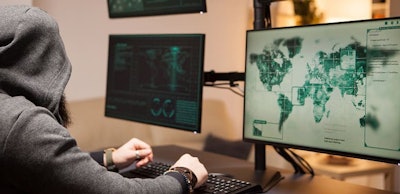 International terrorist making a aggressive and dangerous malware