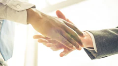Business handshake