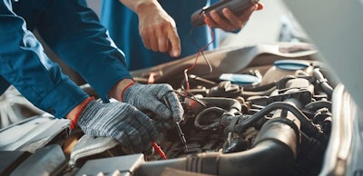 Testing car battery