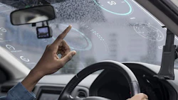 Interactive transparent window screen in a smart car
