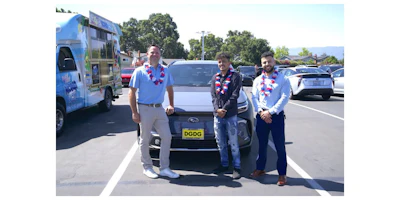 Dgdg Vp Of Sales Jeff Pettitt Capitol Subaru General Sales Manager Fernando Roque Make A Wish 1
