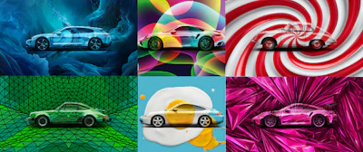 Porsche Collage Fixed