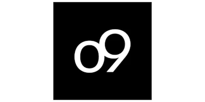 O9 Logo White On Black Small 1
