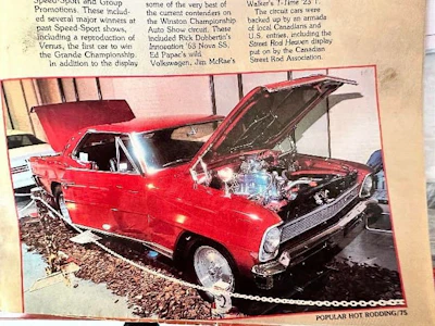 The 1966 Chevy II Nova SS before repairs.