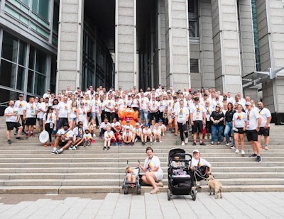 Members of the CARSTAR team participated in a charity walk.