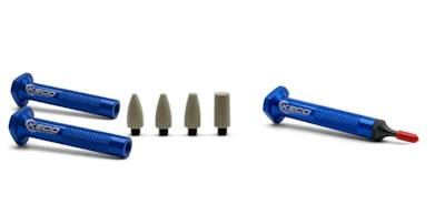 KECO’s aluminum knockdowns with a variety of tips.