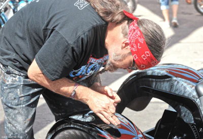 Maverick of Colour and Premier Painter from Counts Kustoms in Las Vegas, Nevada.