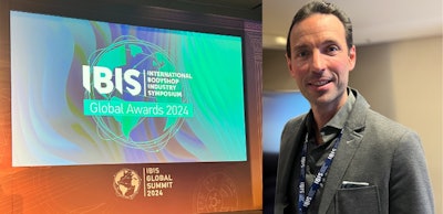 Michael Macaluso, Group President and EVP-Paint, Collision and Glass Business Driven Brands received the Lifetime Achievement Award for his career accomplishments.
