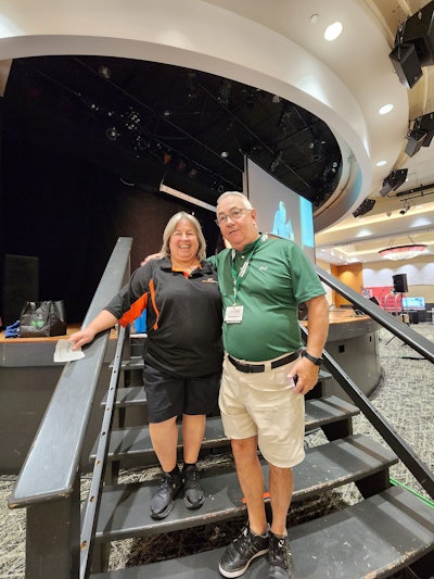 Sharon Ashley, BodyshopConnect and Tom Bissonette, SAAR.