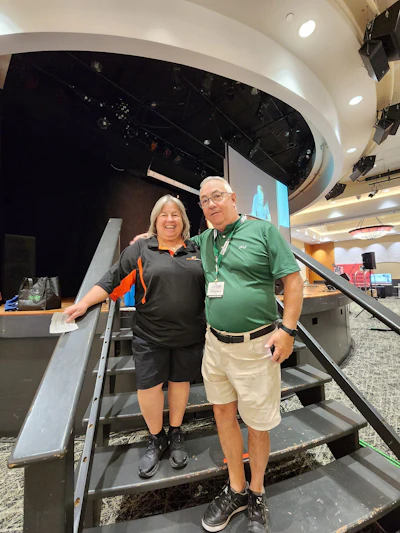 Sharon Ashley, BodyshopConnect and Tom Bissonette, SAAR.