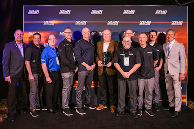 Keystone accepts the Channel Partner of the Year award.