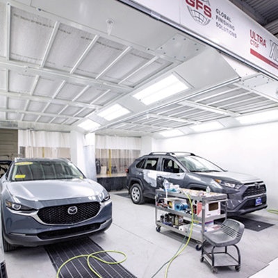 open front paint booths