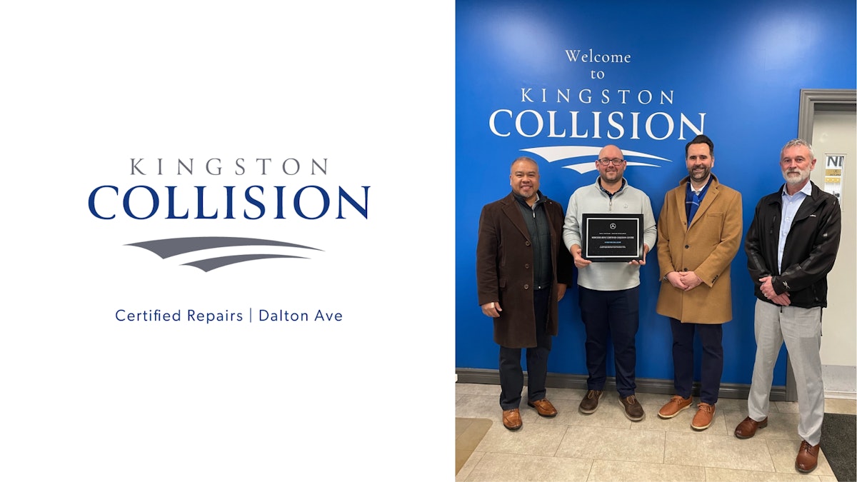Certification Celebrations: Kingston Collision receives Mercedes Benz