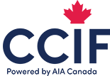 CCIF logo with red maple leaf, powered by AIA Canada