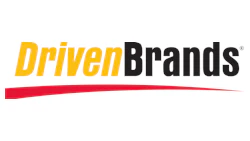 Driven Brands corporate logo with yellow and black typography