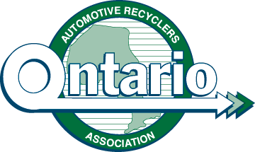 Ontario Automotive Recyclers Association official logo with green global emblem