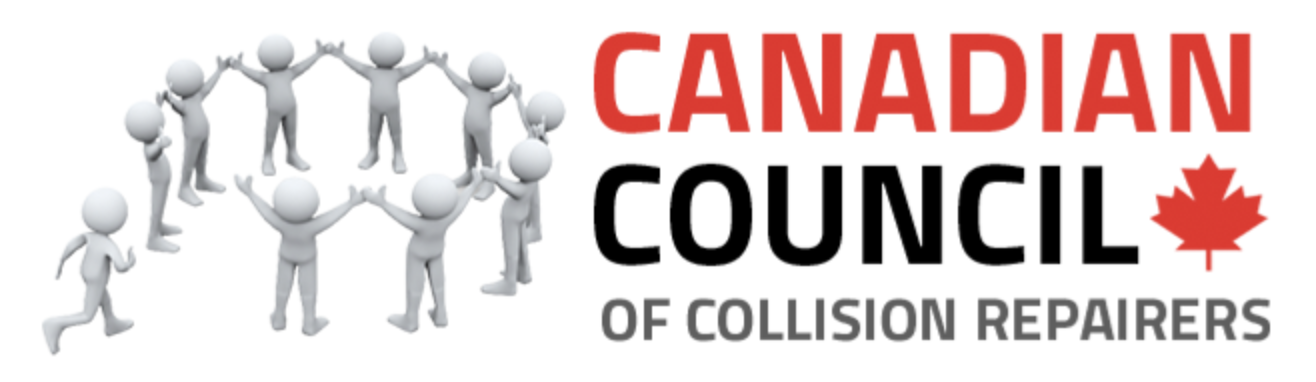 Canadian Council of Collision Repairers logo with interconnected figures representing professional collaboration