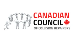 Canadian Council of Collision Repairers logo with interconnected figures representing professional collaboration